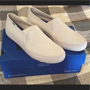 Women’s Keds Slip-on Double Decker Canvas White
